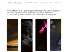 Tablet Screenshot of aliveinmemory.org